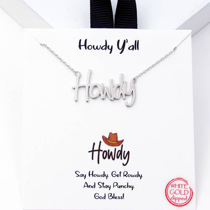 Howdy Necklace