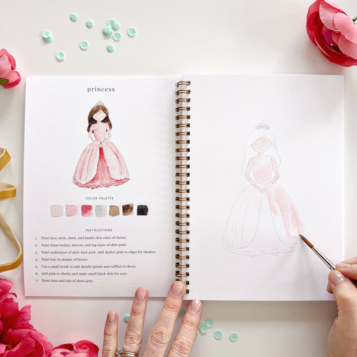 Emily Lex Fairytale Watercolor Workbook