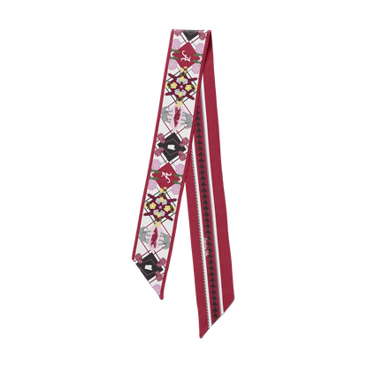 Saturday Silks Alabama All-Star Skinny Scarf