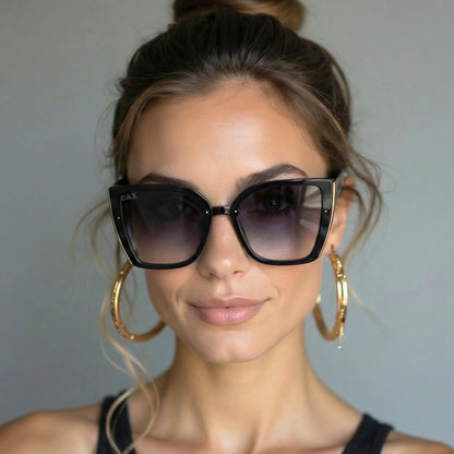 Dax Athena Black Onbre Sunglasses
