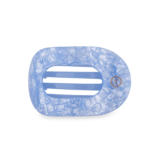 Teleties Small Round Flat- Blue Lagoon