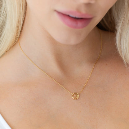 GameDay Basketball Necklace