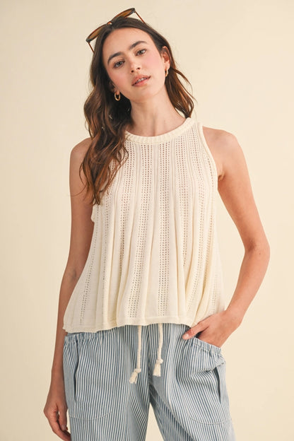 Bess Sleeveless Sweater Knit Tank