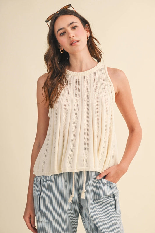 Bess Sleeveless Sweater Knit Tank