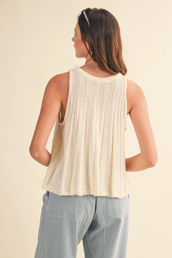 Bess Sleeveless Sweater Knit Tank