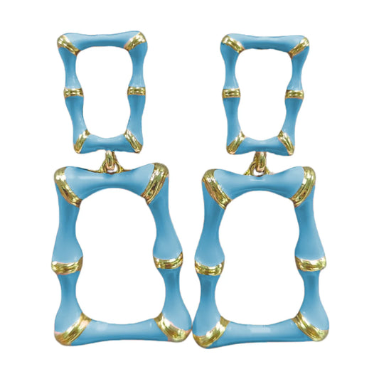 Brianna Cannon Enamel Bamboo Earrings