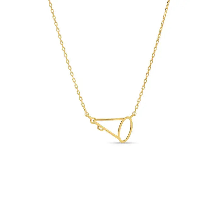 Megaphone Cheer Sports Necklace