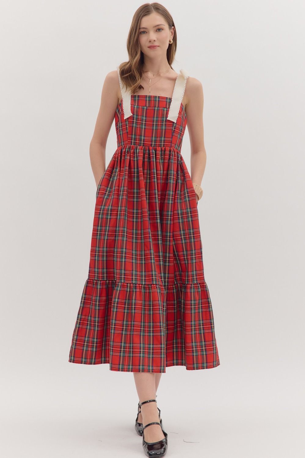 Candi Plaid Dress