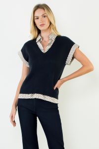Clara V-Neck Knit Top