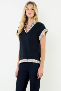 Clara V-Neck Knit Top