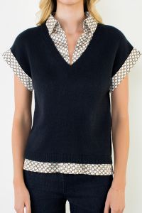 Clara V-Neck Knit Top