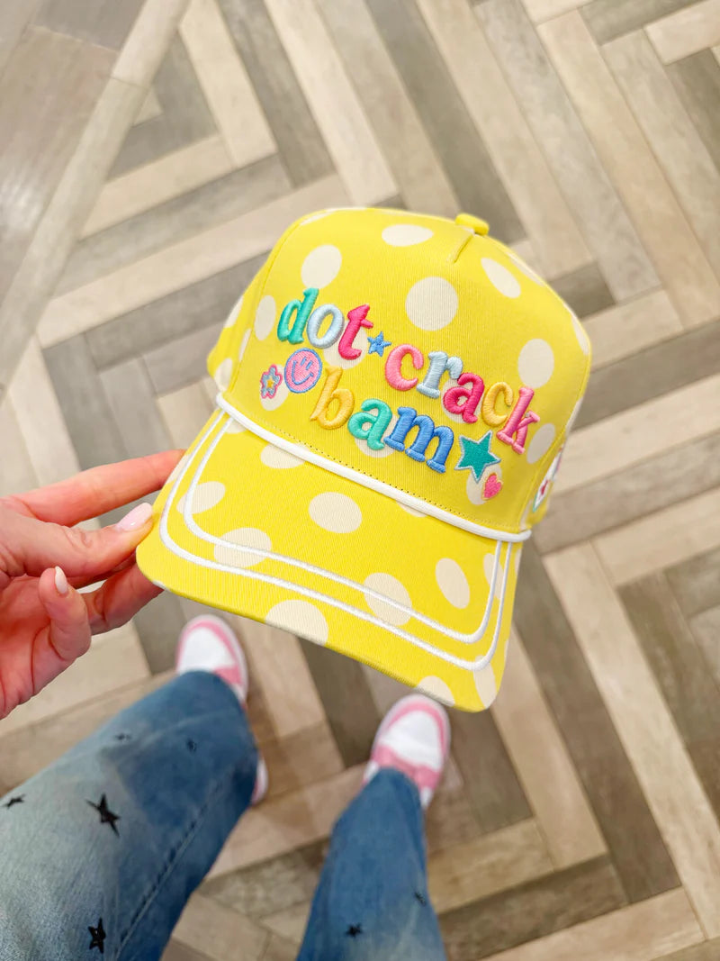 Poppy and Pine Dot Crack Bam Hat