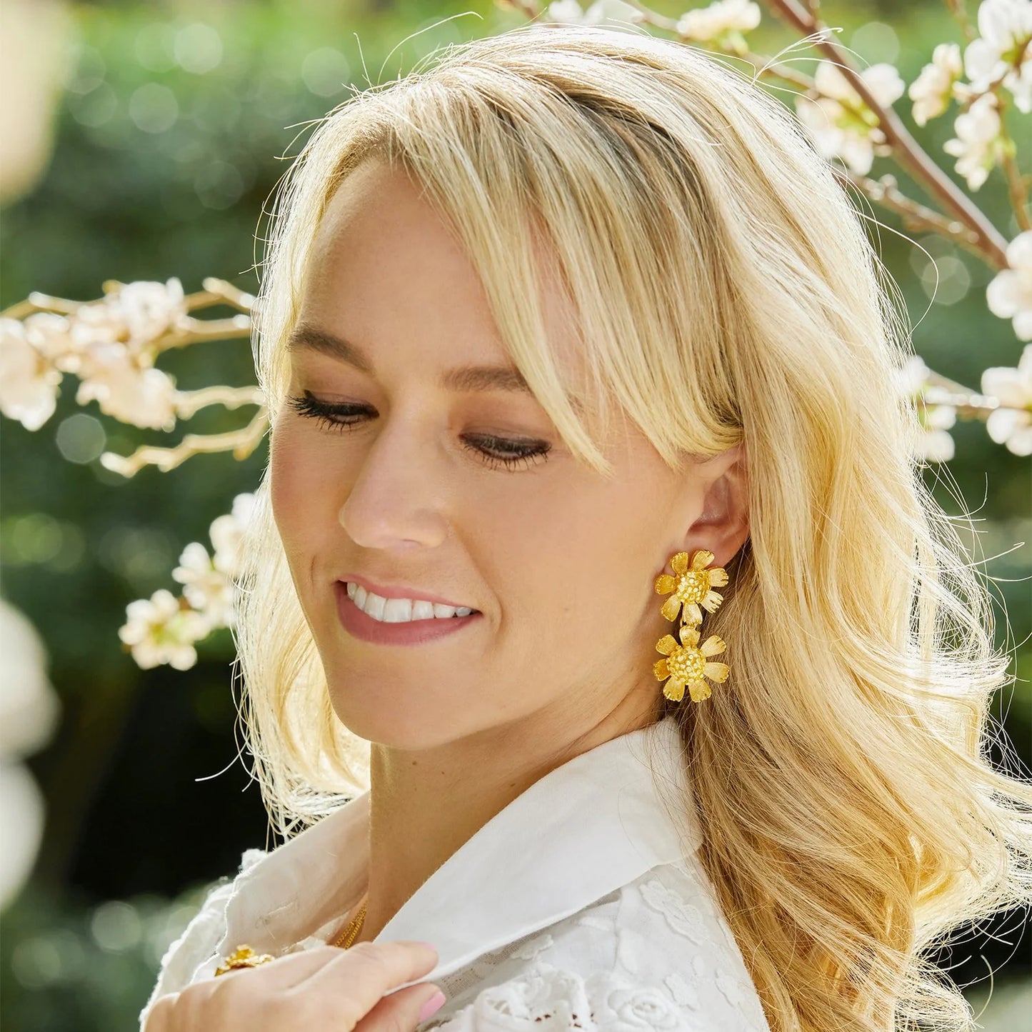 Double Up Buttercup Earrings