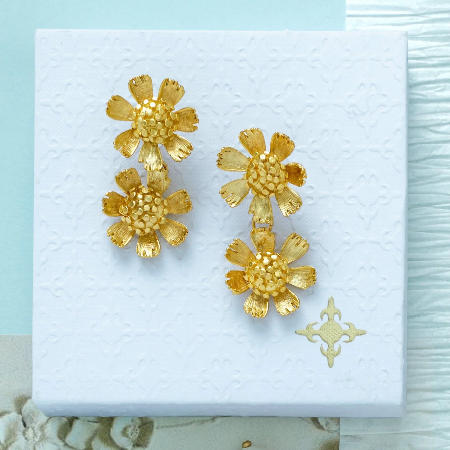 Double Up Buttercup Earrings