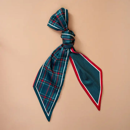 Evergreen Plaid  Twirl & Tie Scarf