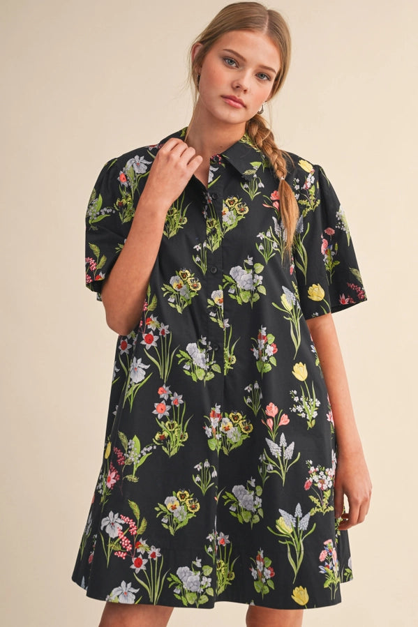 Faye Floral Mini Dress