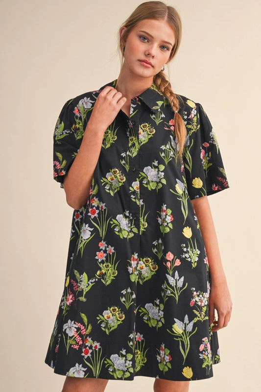 Faye Floral Mini Dress