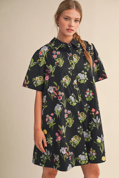 Faye Floral Mini Dress