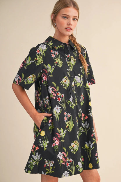 Faye Floral Mini Dress