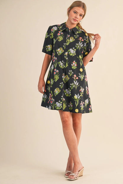 Faye Floral Mini Dress