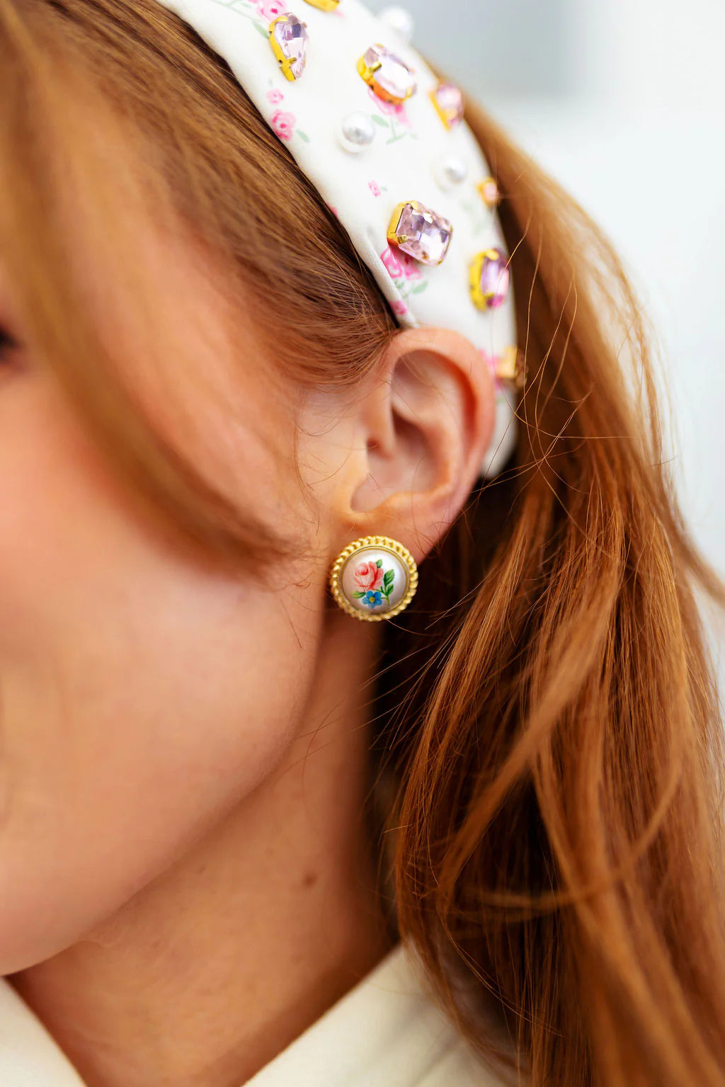 Brianna Cannon Floral Pearls