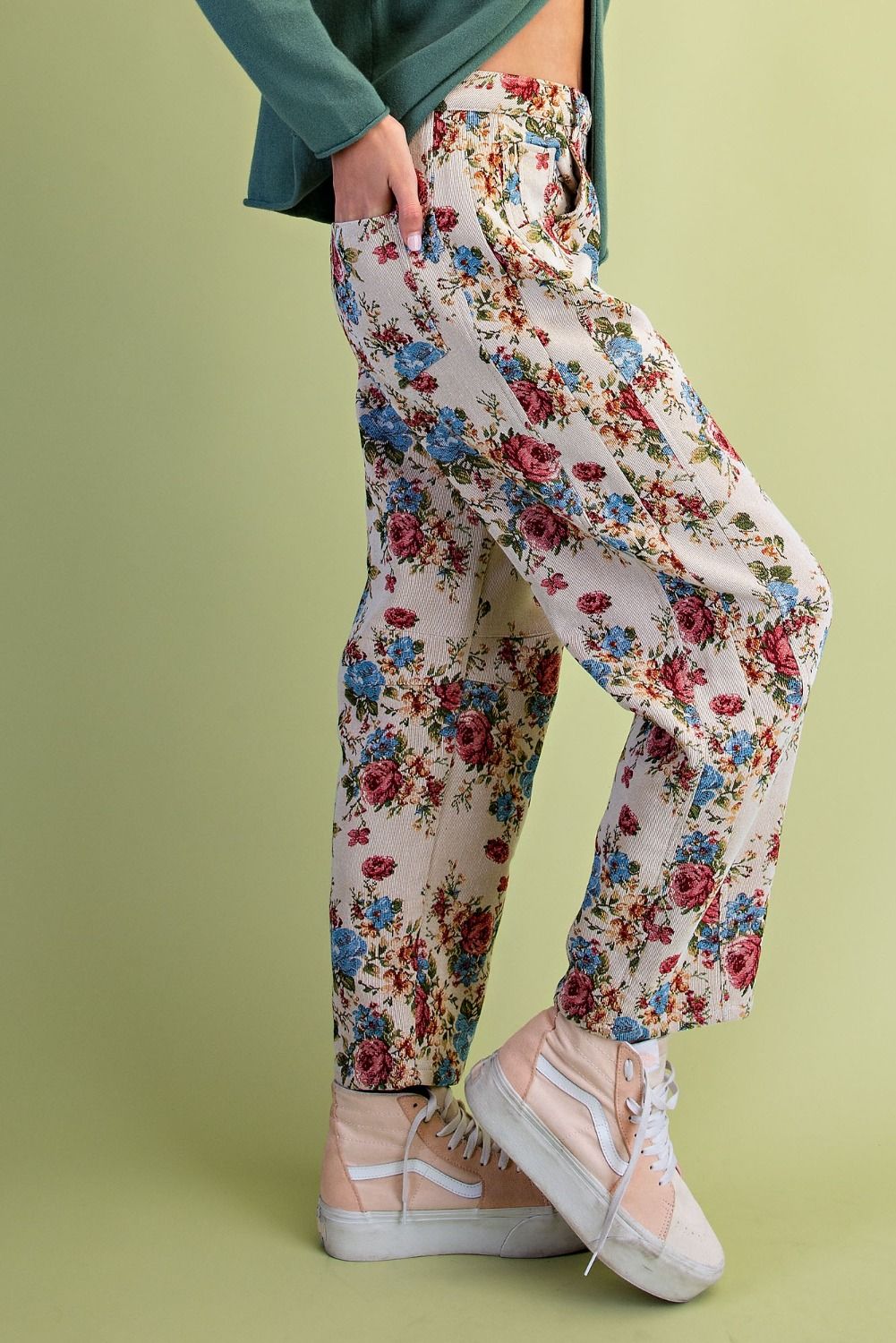 Floral Tapestry Pants