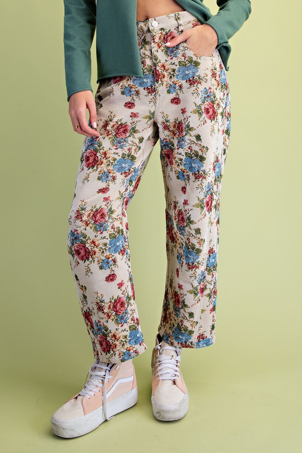 Floral Tapestry Pants