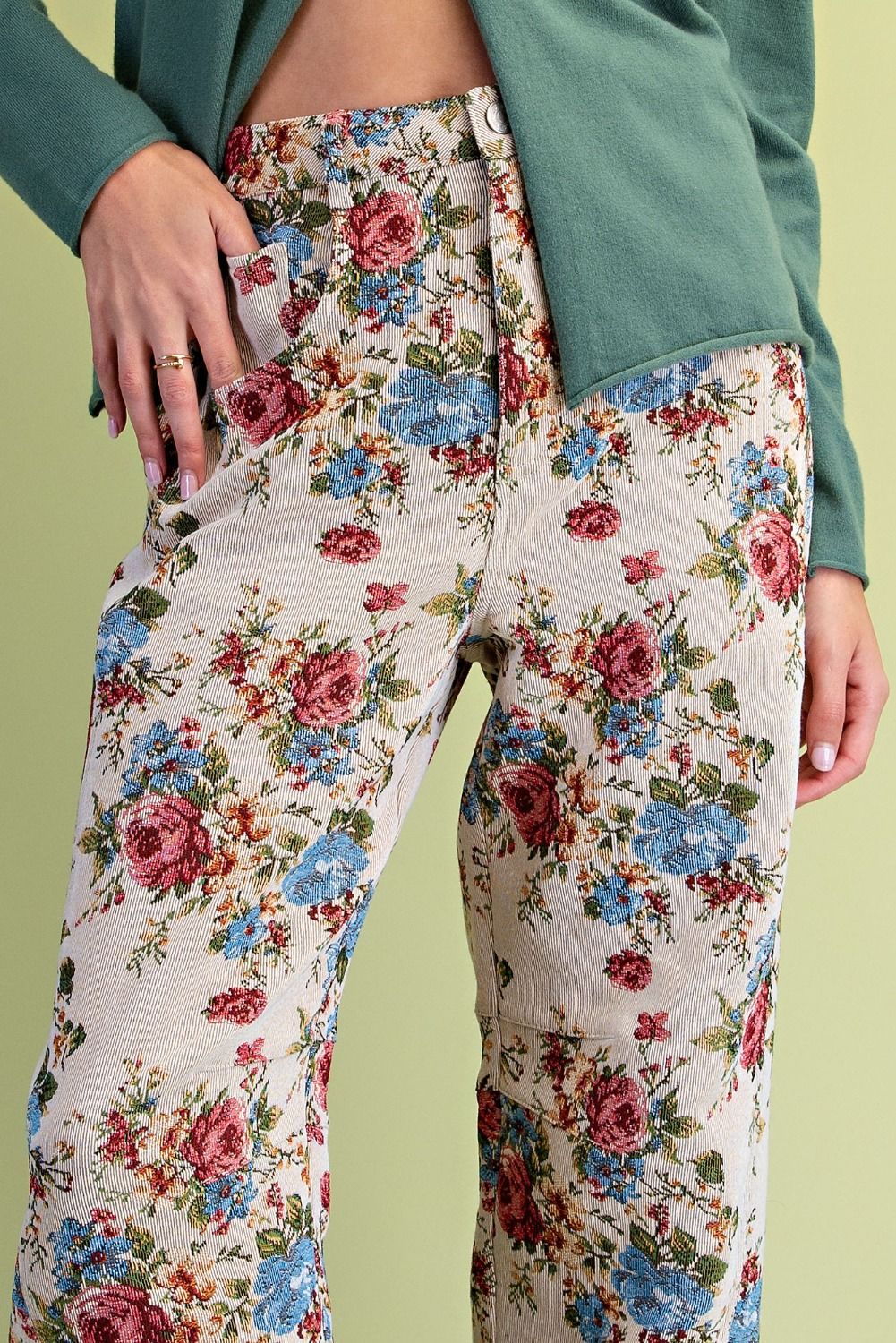 Floral Tapestry Pants