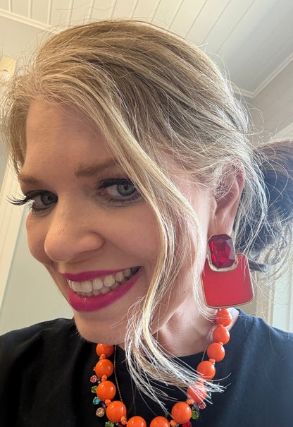 Ruby Red Slippers Earrings
