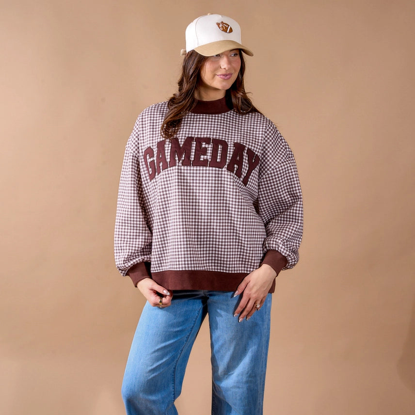 GameDay Mock Neck Sweatshirt