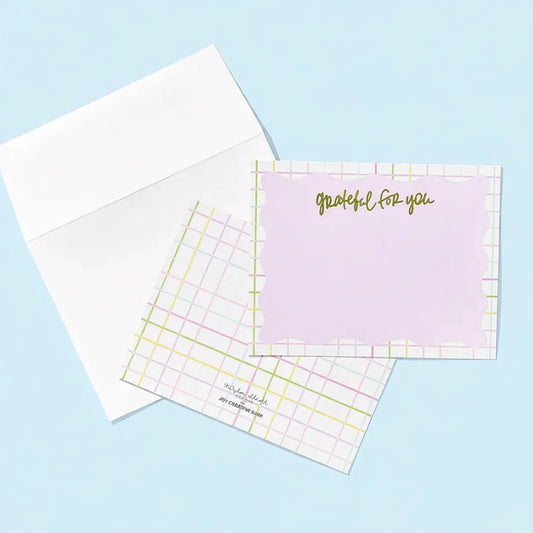 Grateful For You Note Cards