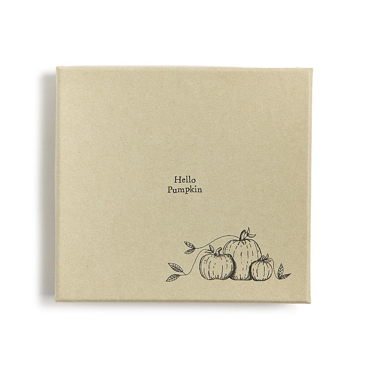 East of India Pumpkin Trinket Tray in Gift Box