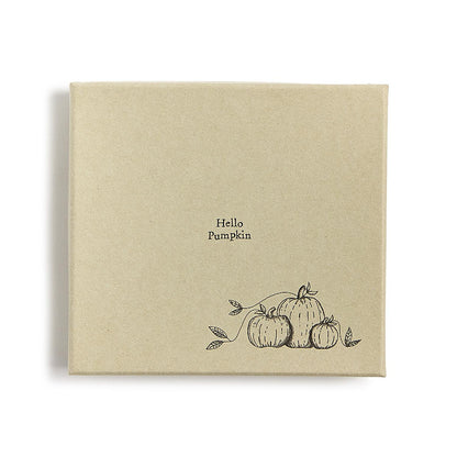 East of India Pumpkin Trinket Tray in Gift Box
