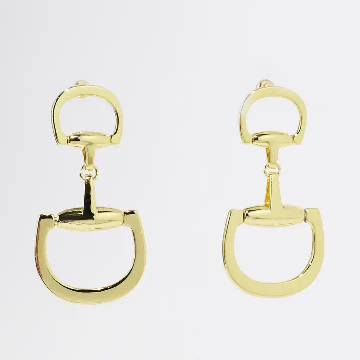 Horsebit Earrings
