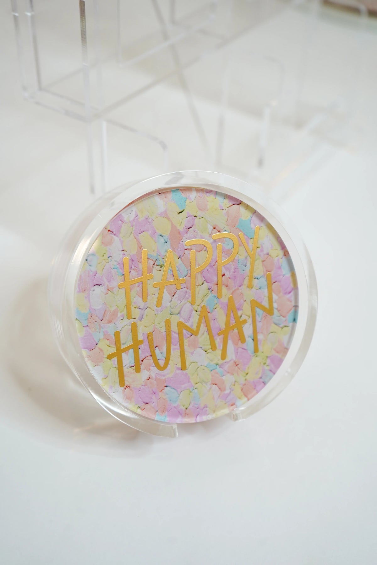 Happy Human Coaster
