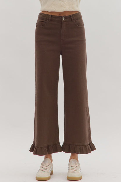 Harlow Ruffle Hem Pant