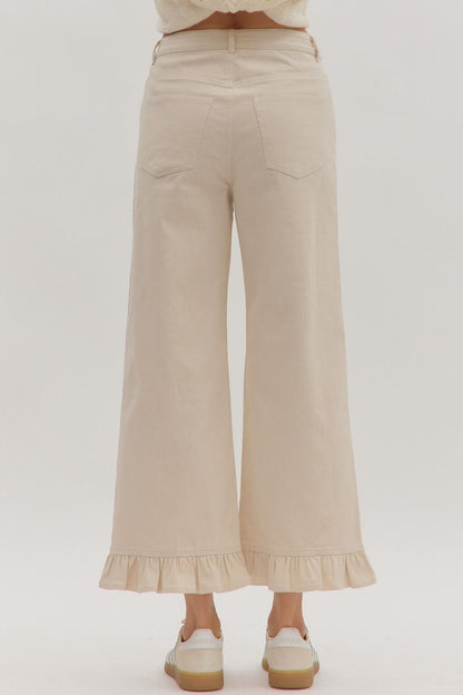 Harlow Ruffle Hem Pant