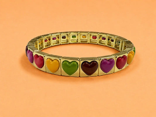 Hartley Colorful Gold Bracelet