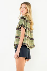 Hewitt Plaid Top