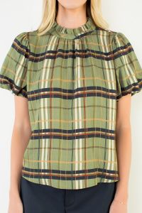 Hewitt Plaid Top