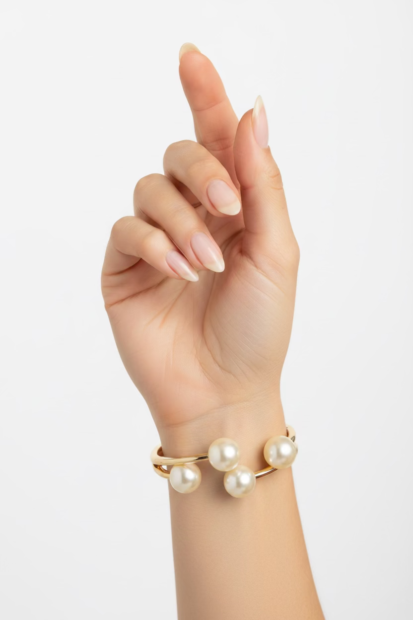 Golden Pearl Bangle