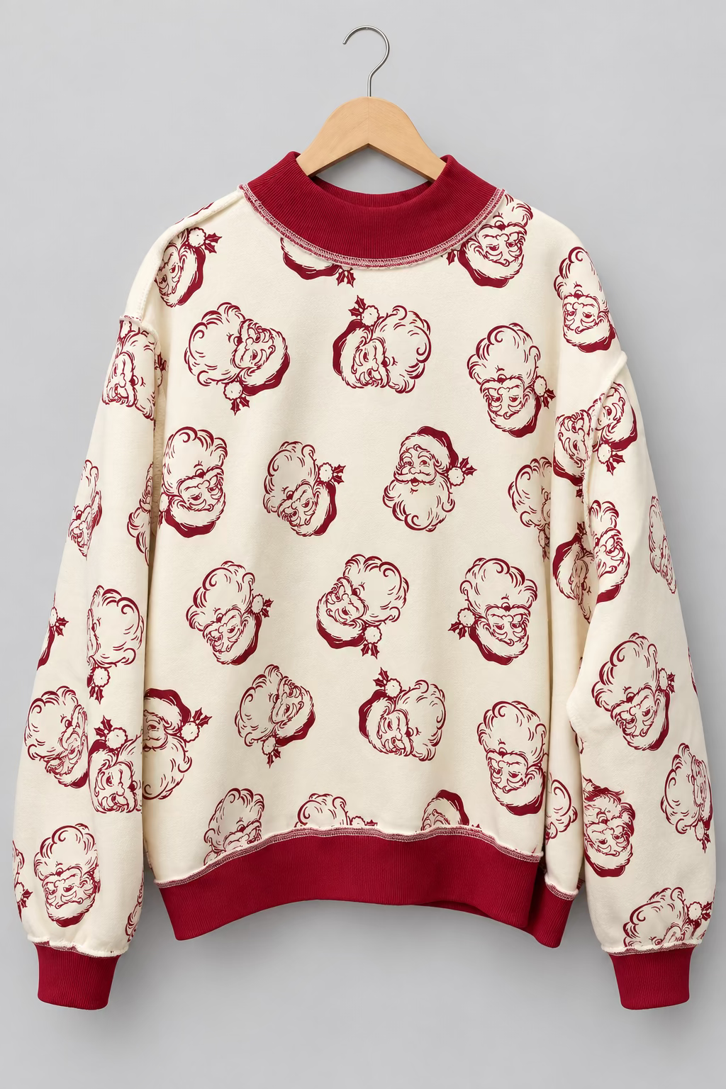 Ho Ho Ho Mockneck Sweatshirt