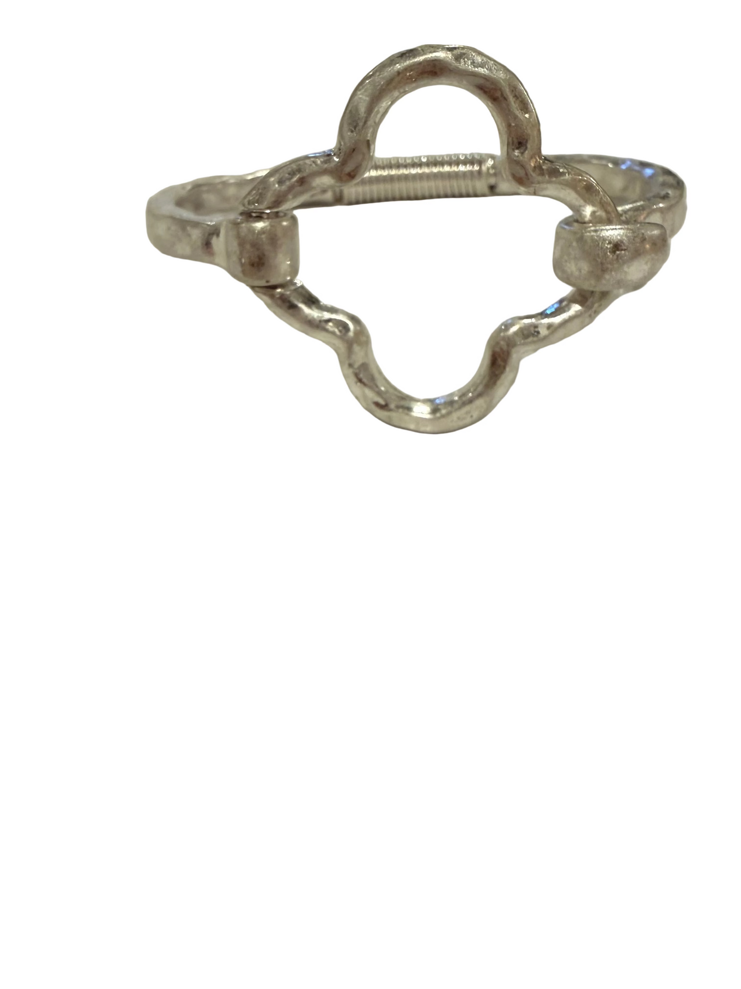 Hammered Quatrefoil Bracelet