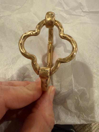Hammered Quatrefoil Bracelet