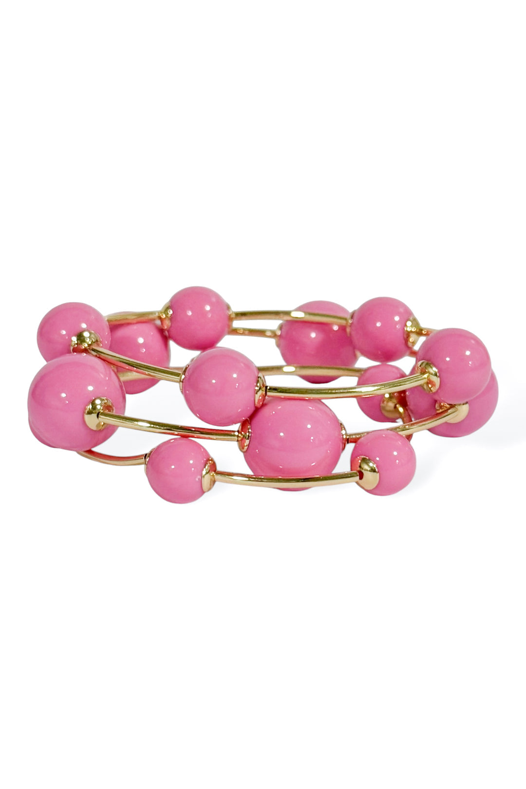 Triple Strand Beaded Bracelet