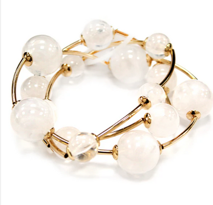 Triple Strand Beaded Bracelet