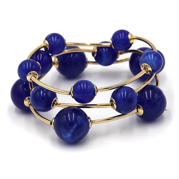 Triple Strand Beaded Bracelet