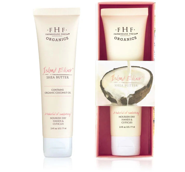 Farm House Fresh Island Elixir® Organic Shea Butter Hand Cream