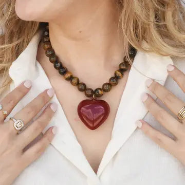 Janel Tiger Eye Necklace