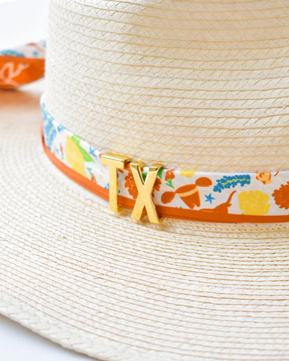 Saturday Silks Texas Longhorns Skinny Scarf